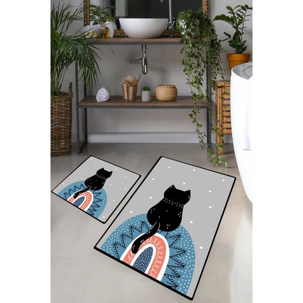 Vannitoamatid komplektis 2 tükki 60x100 cm Waiten - Foutastic-image-1