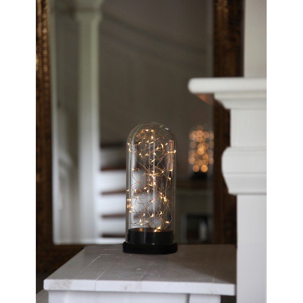 Must LED valgusdekoratsioon Klaaskuppel, kõrgus 25 cm - Star Trading-image-4