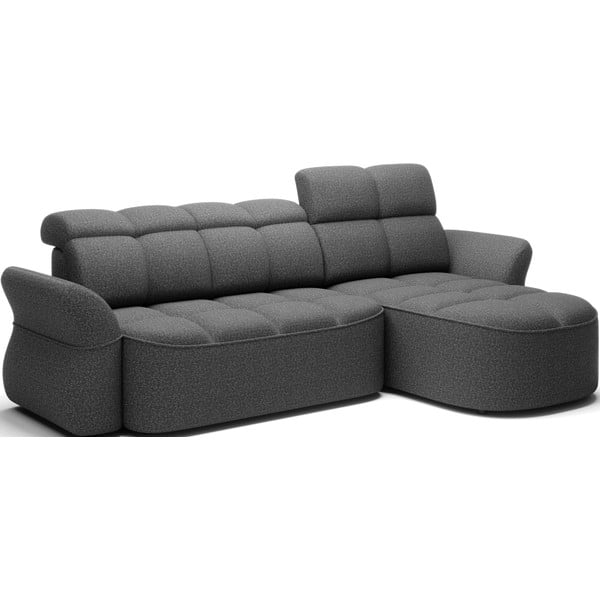 Tumehall sametist lahtikäiv/sahtliga nurgadiivan (parem nurk/lamamisosaga) Beneth – ELTAP-image-2