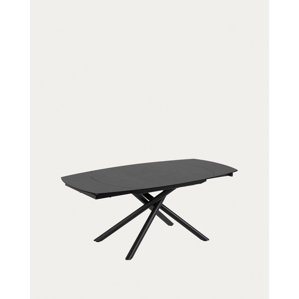 Pikendatav söögilaud keraamilise pealispinnaga lisalauaga 100x130 cm Yodalia - Kave Home-image-3