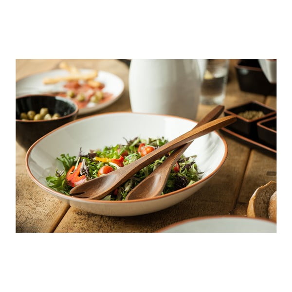 2 akaatsiapuidust salatikannu Socoro komplektis - Premier Housewares-image-2