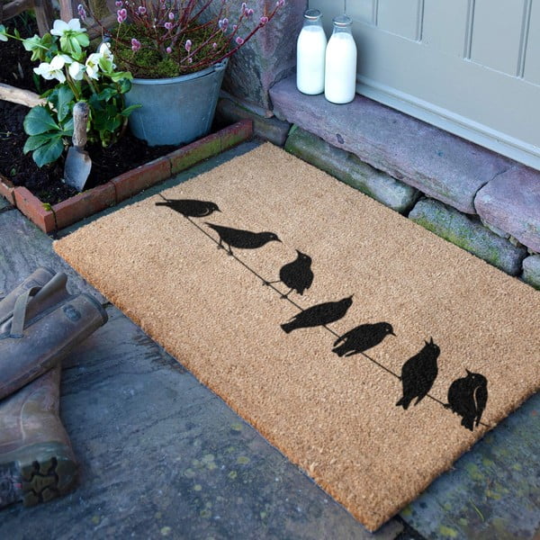 Uksematt 60x90 cm Birds On a Wire - Artsy Doormats-image-2