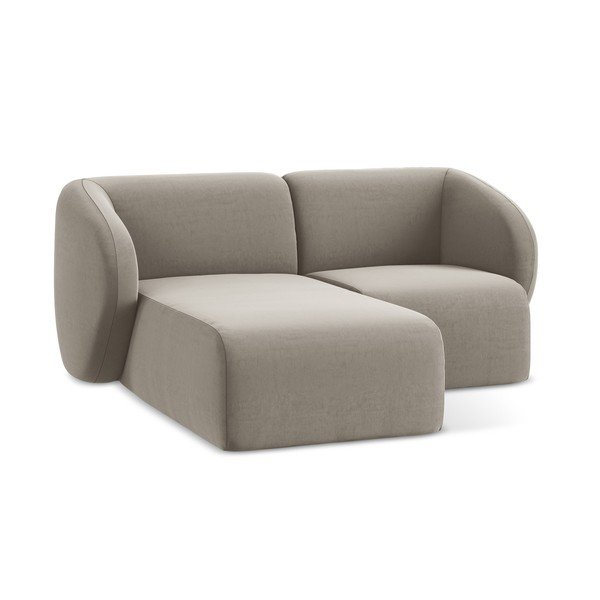 Helepruun sametist nurgadiivan (vasak nurk/diivanvoodiga) Lani - Makamii-image-4