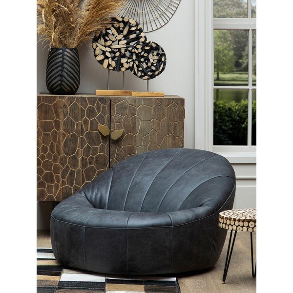 Must nahktool Hoxton - Premier Housewares-image-1