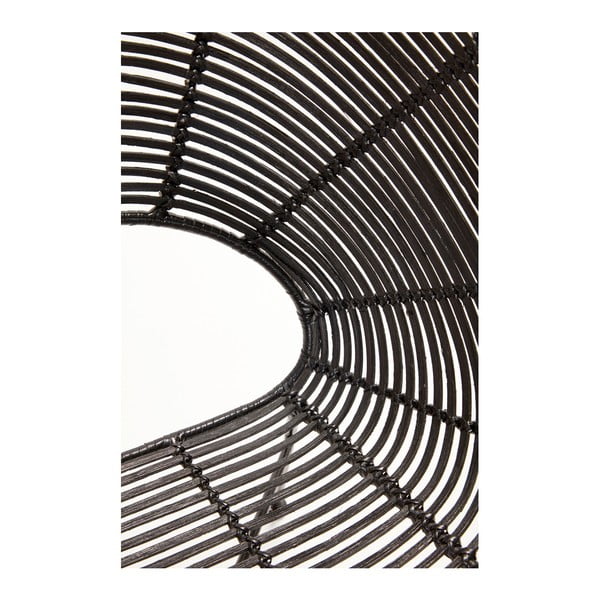 Černá ratanová židle Hübsch Aslog-image-3