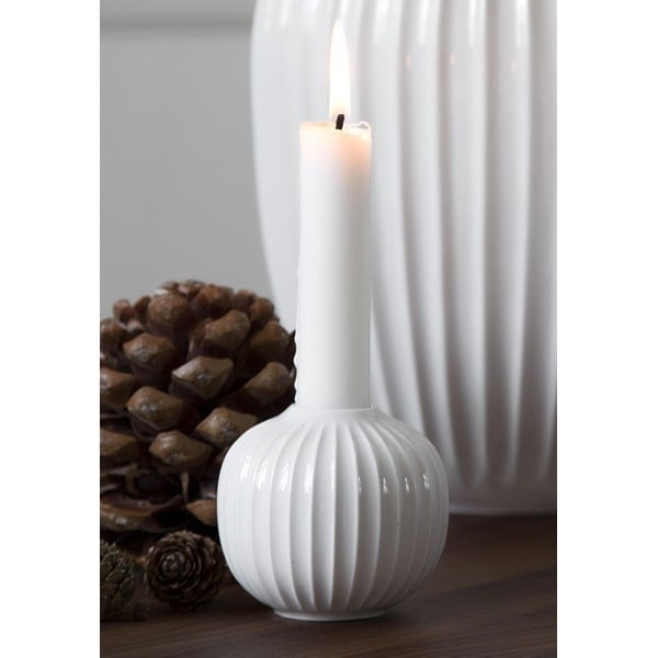 Valge portselanist Hammershoi küünlajalg, ⌀ 7,5 cm Hammershøi - Kähler Design-image-2