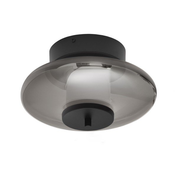 Mattmust klaasist LED-laevalgusti hämardatav Ballet - Nova Luce