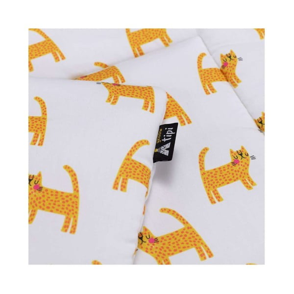 Puuvillane lastevoodipesu üheinimesevoodile 140x200 cm Sweet Dreams - Yellow Tipi-image-3