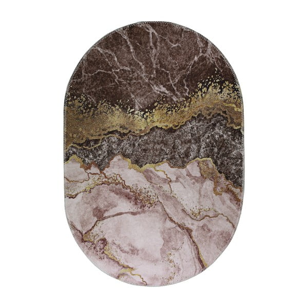 Pestav vaip pruun-kuldne 120x180 cm - Vitaus