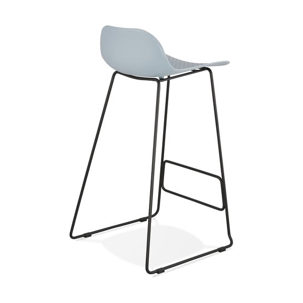 Mustade jalgadega sinine baaritooli , istme kõrgus 76 cm Slade - Kokoon-image-3