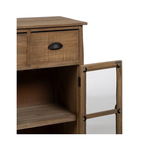 Kuusepuidust vitriinkapp  64x92,5 cm - Ixia-image-4