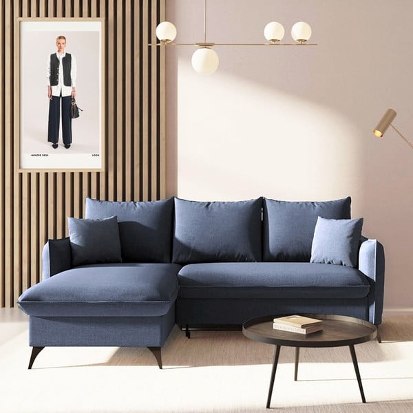 Sinine panipaigaga nurgadiivanvoodi (vasak nurk) Brim - Rodier-image-1