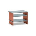 Tellisevärvi-hall riiulitega öökapp Inari - Teulat