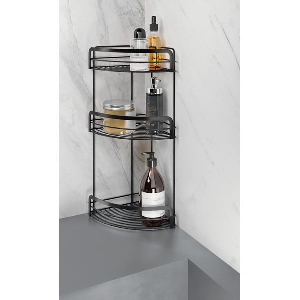 Must kolmetasandiline vannitoa nurgariiul Origin - Metaltex-image-1