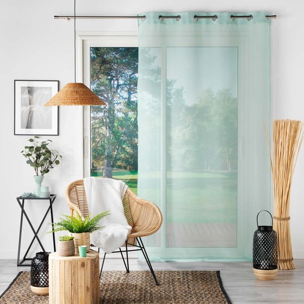 Mündivärvi voile kardin 140x280 cm Sandra - douceur d'intérieur-image-2