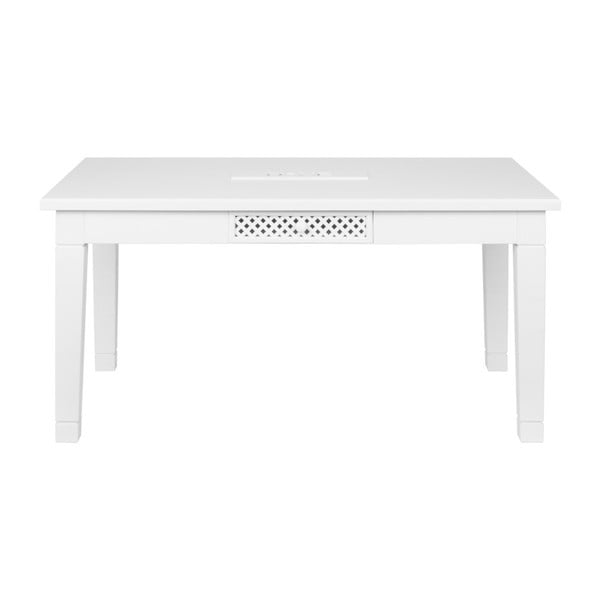 Bílý jídelní stůl Durbas Style La Provence, 140 x 90 cm