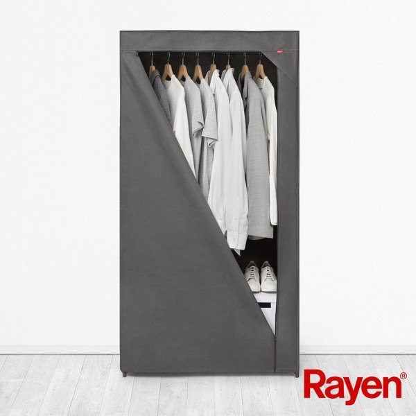 Hall riidest riidekapp 79x155 cm - Rayen-image-4