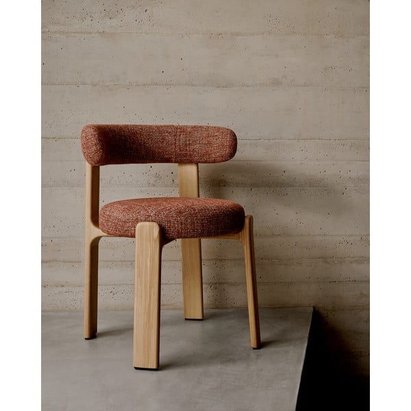 Punane tuhkpuidust söögitool Granite - Kave Home-image-1