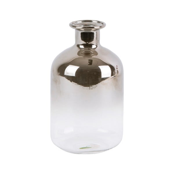 Klaasist väike vaas Silver Tube, kõrgus 10 cm Mini Silver Fade - PT LIVING