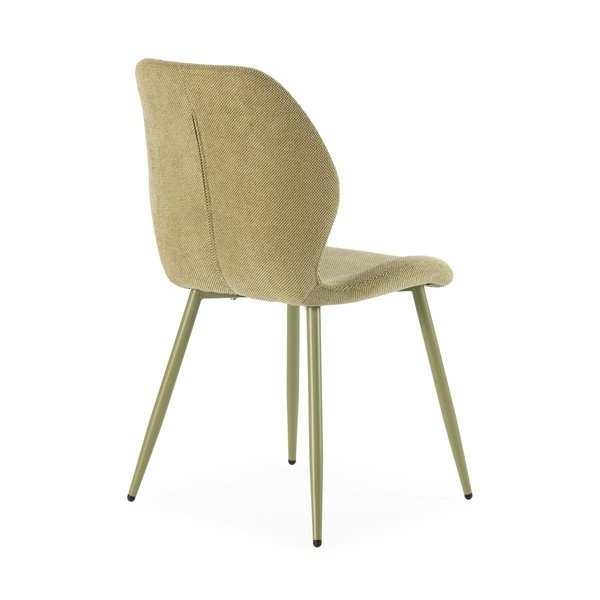 Rohelised polsterdatud söögitoolid 4 tk komplektis Ansu - Marckeric-image-2