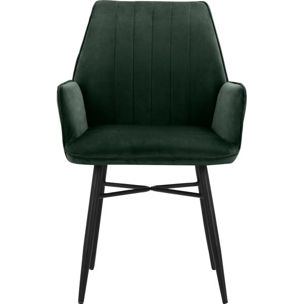 Rohelised samet söögitoolid, 2 tk komplektis Anzo - Støraa-image-2