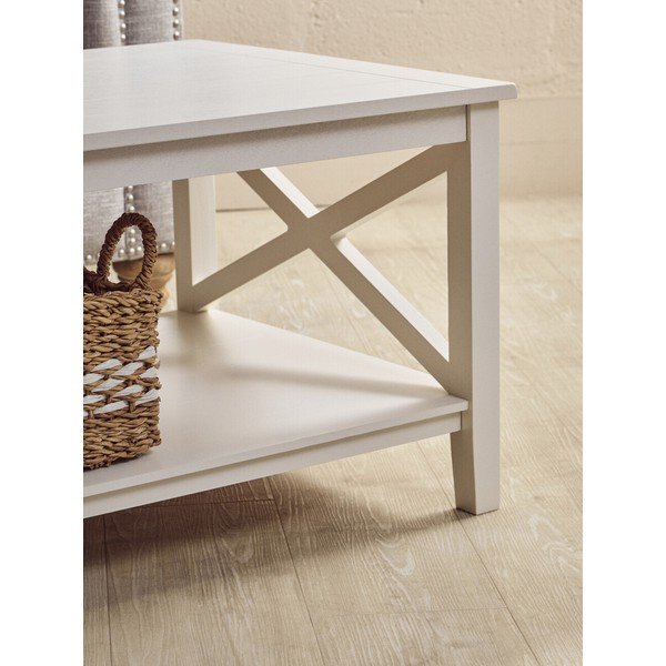 Valge kohvilaud 60x120 cm Heritage - Premier Housewares-image-2