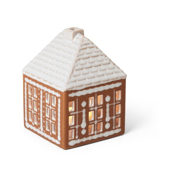 Kivikeraamikast teeküünla alus Gingerbread Lighthouse – Kähler Design