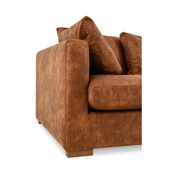 Konjakipruun diivan 220 cm Comfy - Scandic-image-4