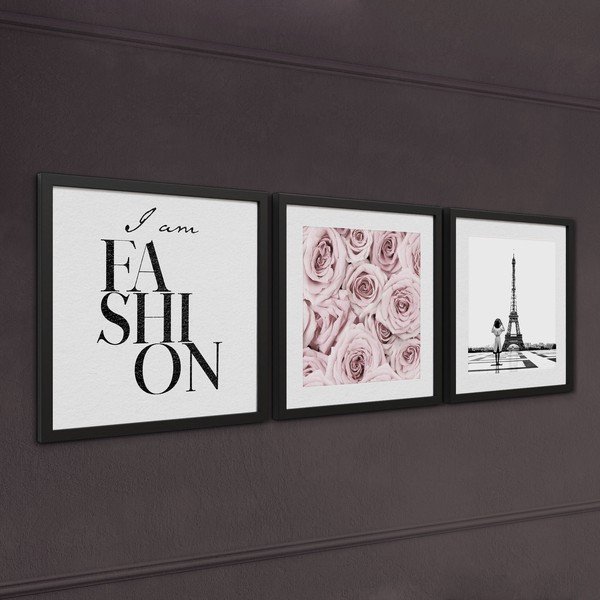 Maalid 3tk komplektis 30x40 cm Parisienne - Styler-image-2