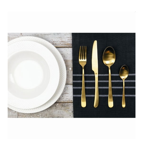 Kuldse värvi terasest söögiriistad 24 tk - VDE Tivoli 1996-image-2