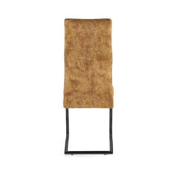 Sinepikarva polsterdatud söögitool Thelma - Bizzotto-image-4