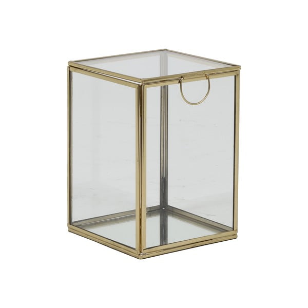 Dekoratiivne klaasist hoiukarp kuldne Mirina - Light & Living