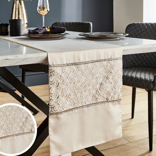 Mikrosatiinist linik 32x220 cm Deco Sequin - Catherine Lansfield-image-4