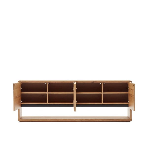 Tammedekooriga madal kummut 200x74 cm Alguema - Kave Home-image-2