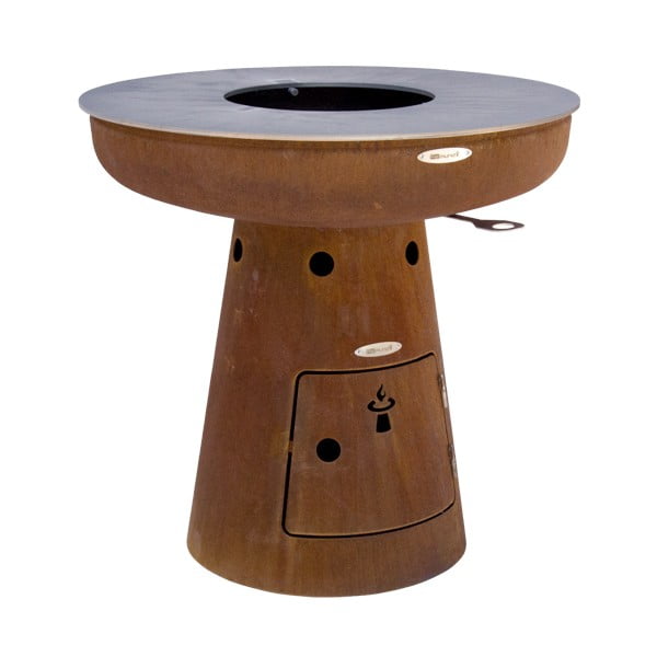 Pruun välitingimustes kasutatav puidust grill , ø 82 cm Nero M - Remundi-image-2