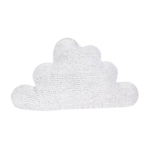 Bílý bavlněný polštář Happy Decor Kids Cloud, 45 x 45 cm