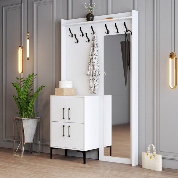 Valge koridori komplekt Berlin - Kalune Design-image-2