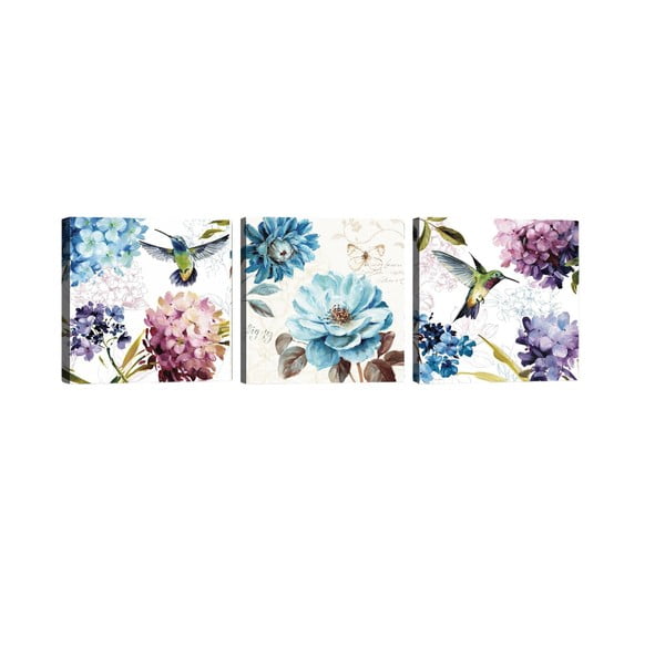 Komplekt 3 maali Hummingbird - Tablo Center