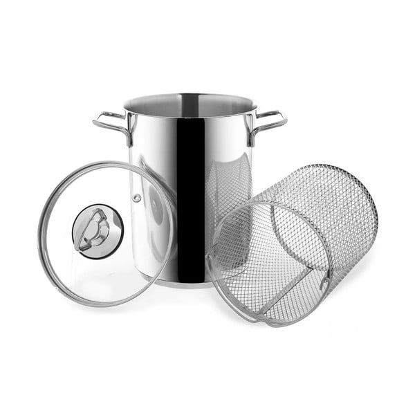 Roostevabast terasest kaanega pott induktsioonile 4 l Anett - Orion