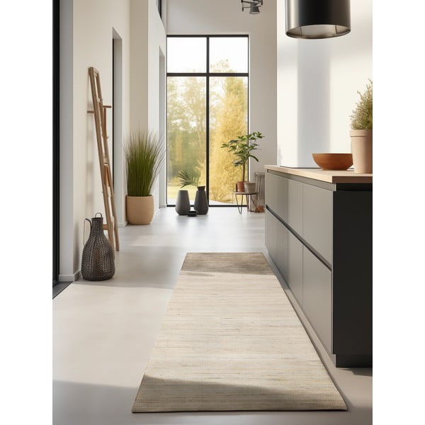 Beež koridorivaip 80x200 cm Handloom - Hanse Home-image-1