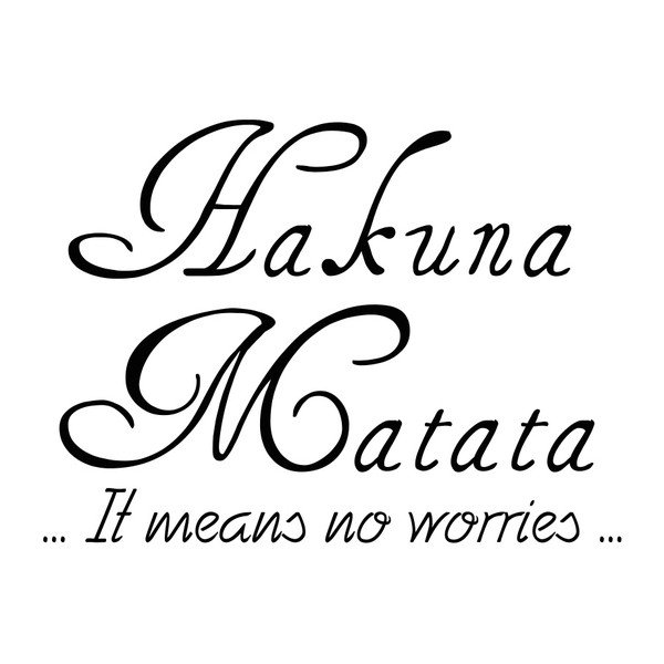 Samolepka Ambiance Hakuna Matata-image-2