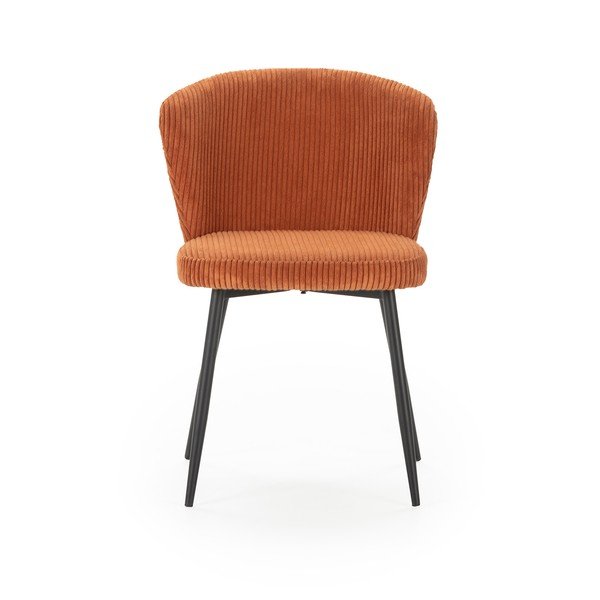 Oranžid velvetist söögitoolid 4tk komplektis Megan - Marckeric-image-2