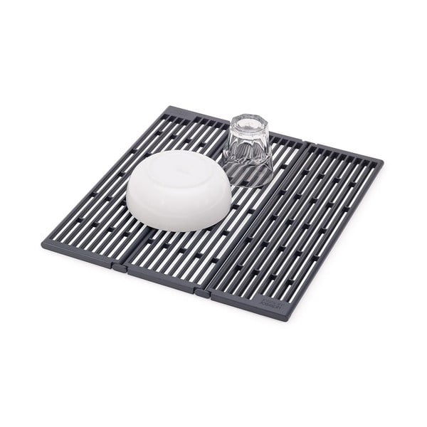 Hall reguleeritav plastmassist valamu äravooluvõre 43x13 cm Platform - Joseph Joseph