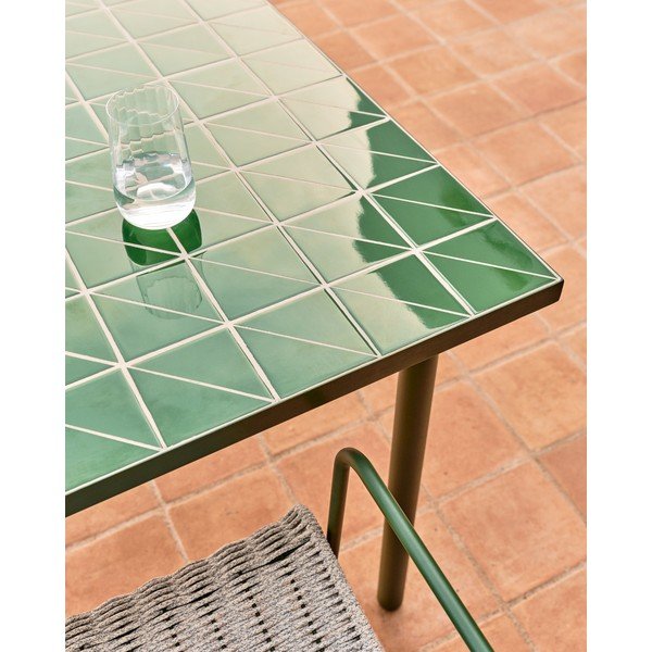 Terasest aia söögilaud 91x182 cm Maurina - Kave Home-image-4