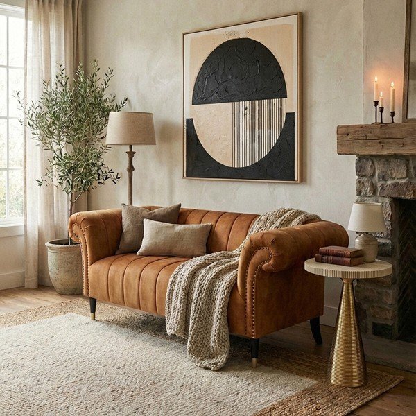Pruun diivan 185 cm Siena - Premier Housewares-image-3