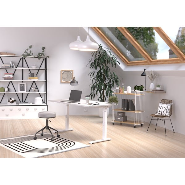 Reguleeritava kõrgusega töölaud 80x120 cm Downey - Germania-image-1