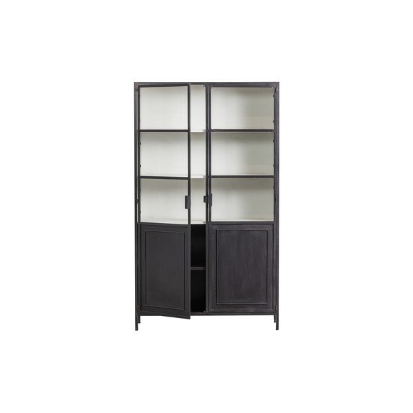 Must metallist vitriinkapp 110x189 cm Nora - Basiclabel-image-4