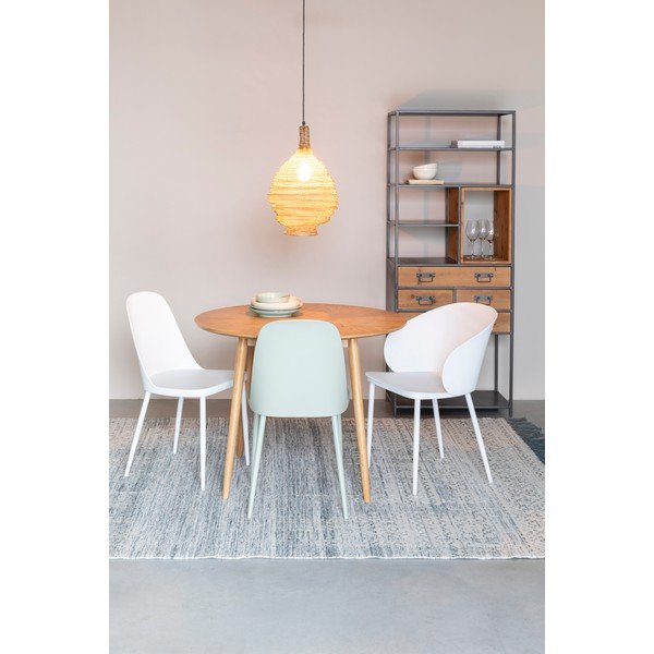 Ümmargune söögilaud tammedekooriga ø 100 cm Fabio - White Label-image-1