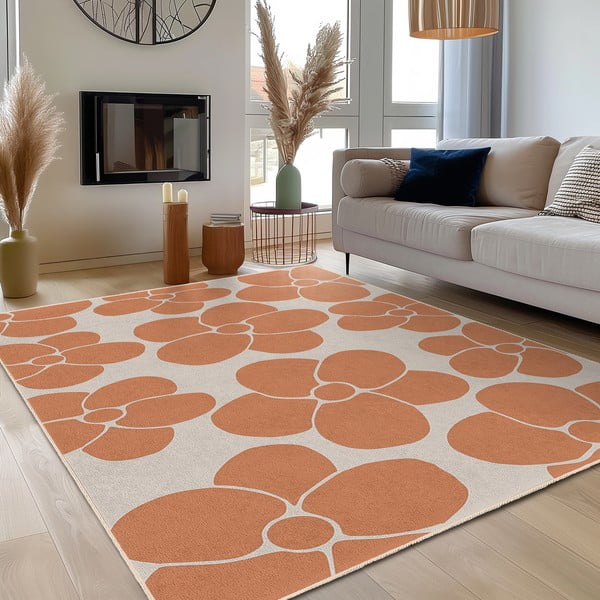 Oranž pestav vaip 120x180 cm Orange Meadow - Mila Home-image-3