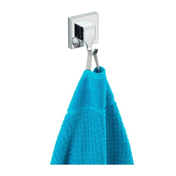 Isekinnituvad plastikust konksud, läikiv hõbedane, komplektis 2 tk. Genova - Wenko-image-3